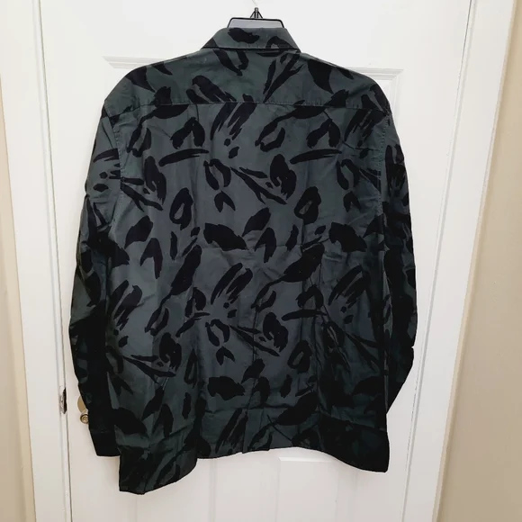TED BAKER LONDON Karpas Animal Print Button-Up Shirt Plus Size